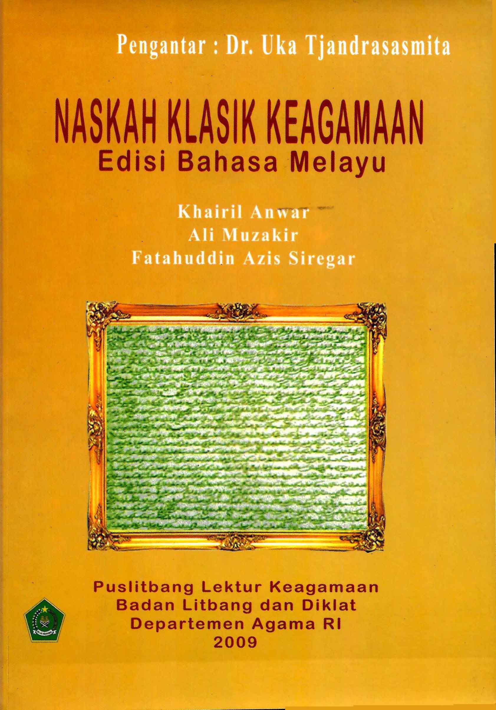 Naskah Klasik Keagamaan Edisi Bahasa Melayu